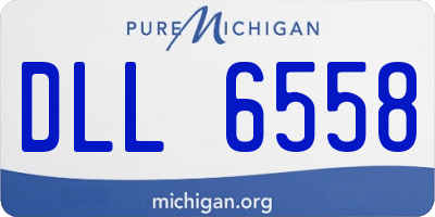 MI license plate DLL6558
