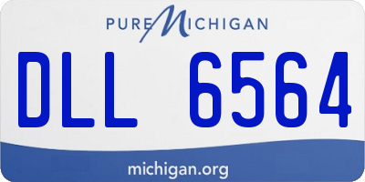 MI license plate DLL6564