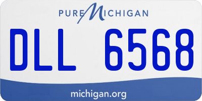 MI license plate DLL6568