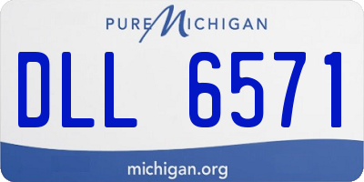 MI license plate DLL6571