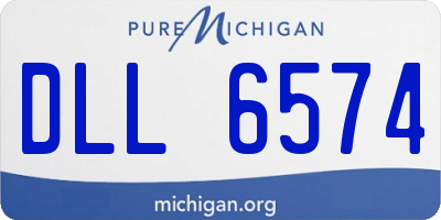 MI license plate DLL6574