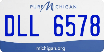 MI license plate DLL6578