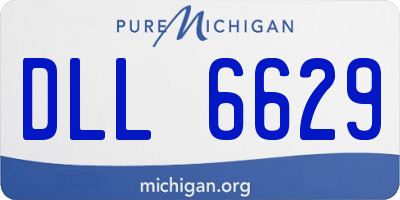 MI license plate DLL6629