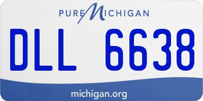 MI license plate DLL6638