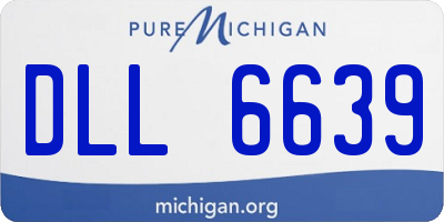 MI license plate DLL6639