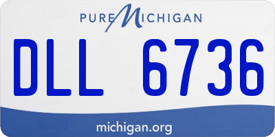 MI license plate DLL6736