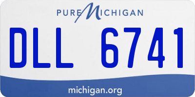 MI license plate DLL6741