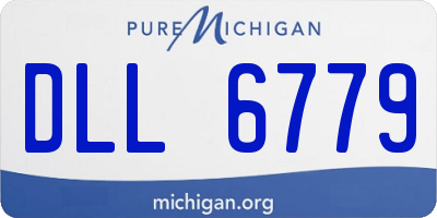 MI license plate DLL6779
