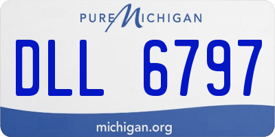 MI license plate DLL6797