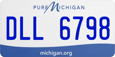 MI license plate DLL6798