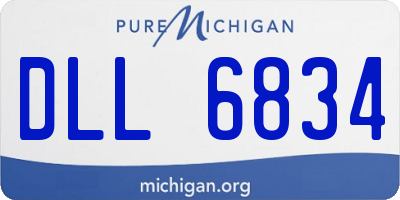 MI license plate DLL6834