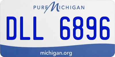 MI license plate DLL6896