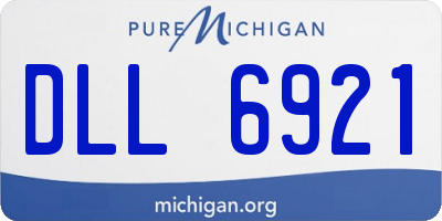 MI license plate DLL6921
