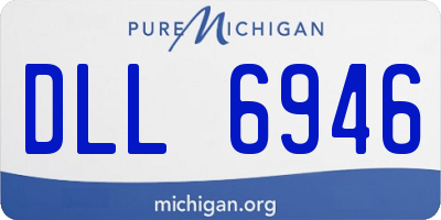 MI license plate DLL6946