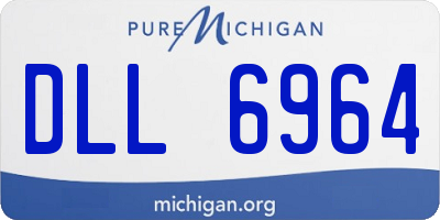 MI license plate DLL6964