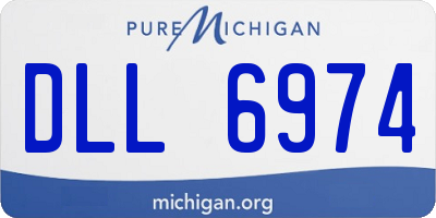 MI license plate DLL6974