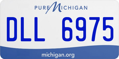 MI license plate DLL6975