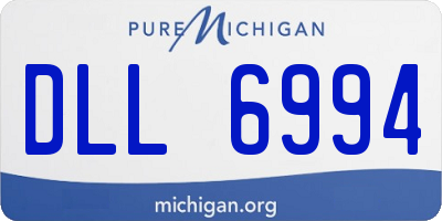 MI license plate DLL6994