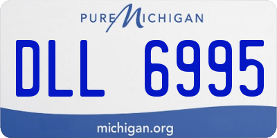 MI license plate DLL6995