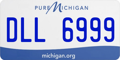 MI license plate DLL6999