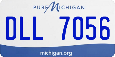 MI license plate DLL7056