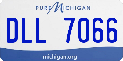 MI license plate DLL7066