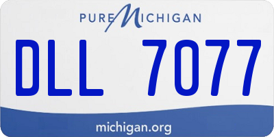 MI license plate DLL7077