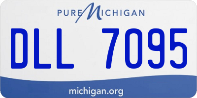 MI license plate DLL7095