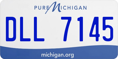 MI license plate DLL7145