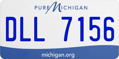 MI license plate DLL7156