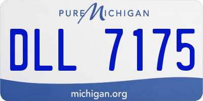 MI license plate DLL7175