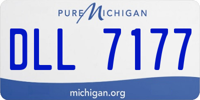 MI license plate DLL7177