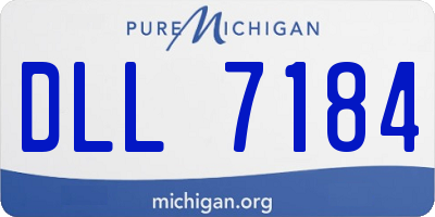 MI license plate DLL7184