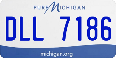 MI license plate DLL7186