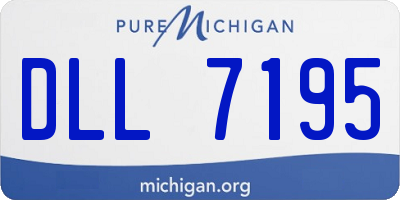 MI license plate DLL7195