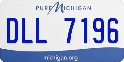 MI license plate DLL7196