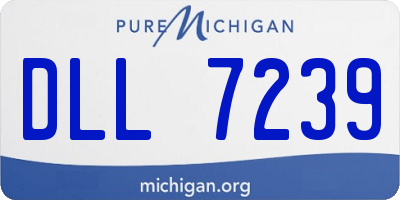 MI license plate DLL7239