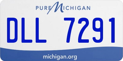 MI license plate DLL7291