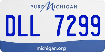 MI license plate DLL7299
