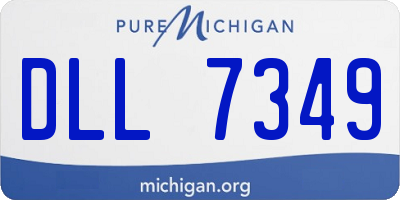 MI license plate DLL7349