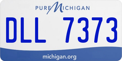 MI license plate DLL7373