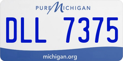 MI license plate DLL7375