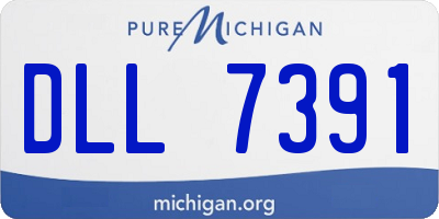 MI license plate DLL7391