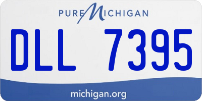 MI license plate DLL7395