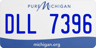 MI license plate DLL7396