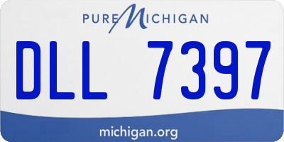 MI license plate DLL7397
