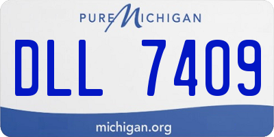 MI license plate DLL7409