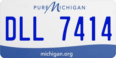 MI license plate DLL7414