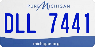 MI license plate DLL7441