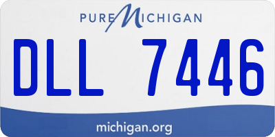 MI license plate DLL7446